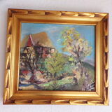 Signed landscape painting
