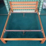 Lit 140 avec sommiers Lattoflex ajustables - Maison Regain - Pin - Vintage
