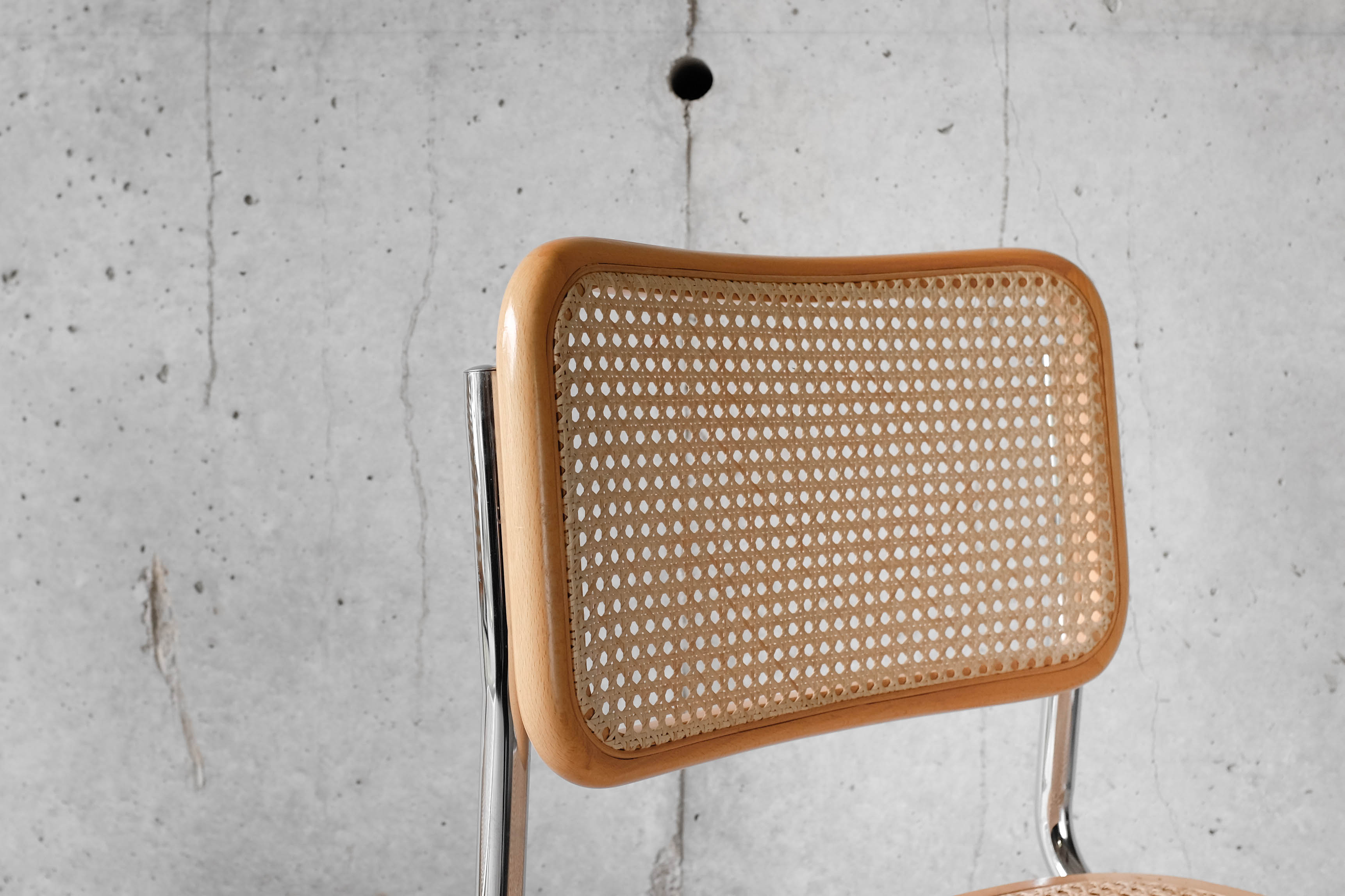 Pair of cesca chairs B32 by Marcel Breuer