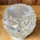 Old molded glass wall lamp