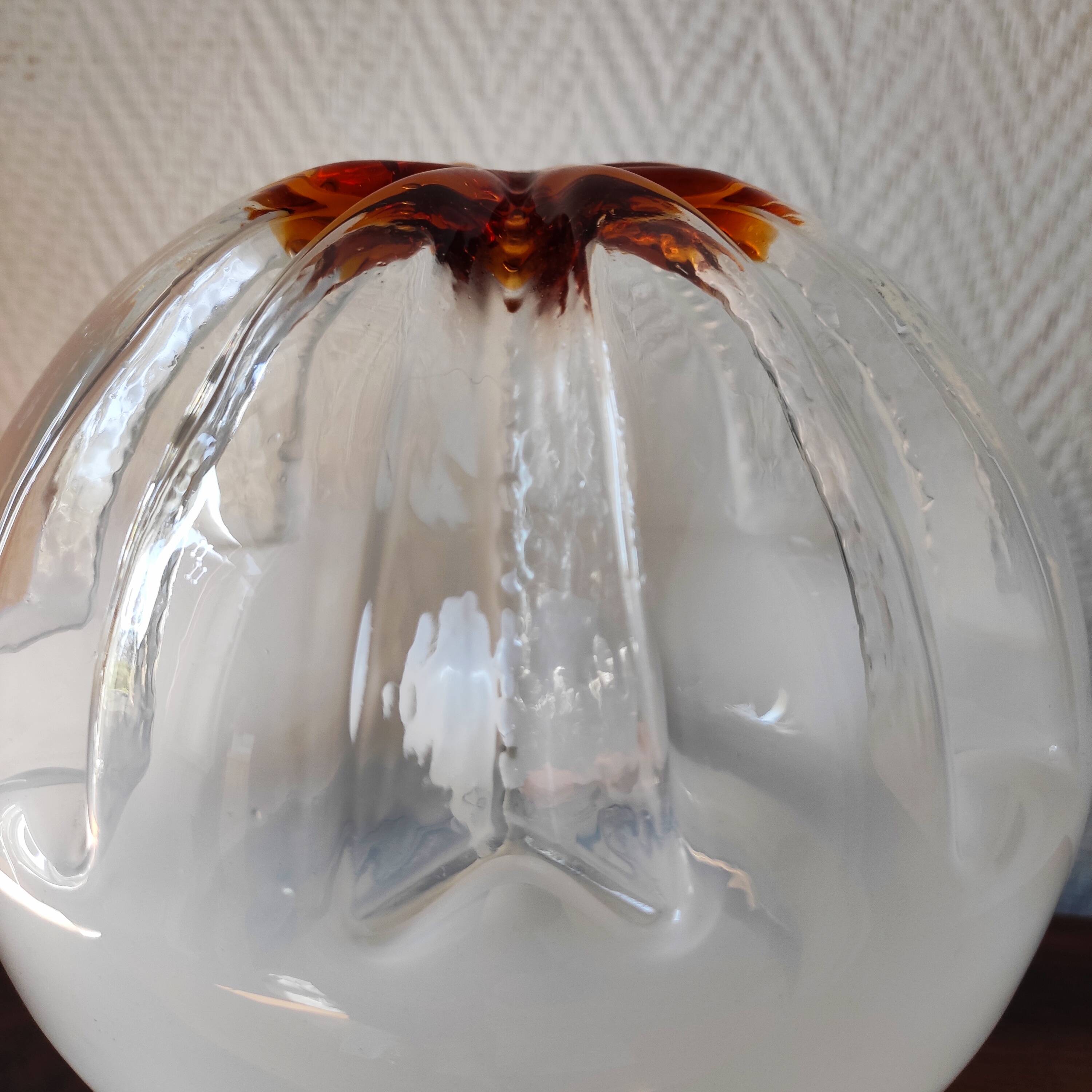 1970 Murano glass ball lamp