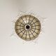 Suspension en nacre et en laiton vintage