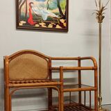 Furniture phone bamboo rattan and wicker