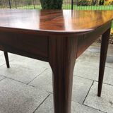 Rosewood dining table lübke 60s