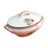 Old soup bowl porcelain foral decoration