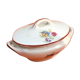 Old soup bowl porcelain foral decoration