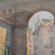 The Rhône Gate in Avignon around 1900, aquatint engraving signed.