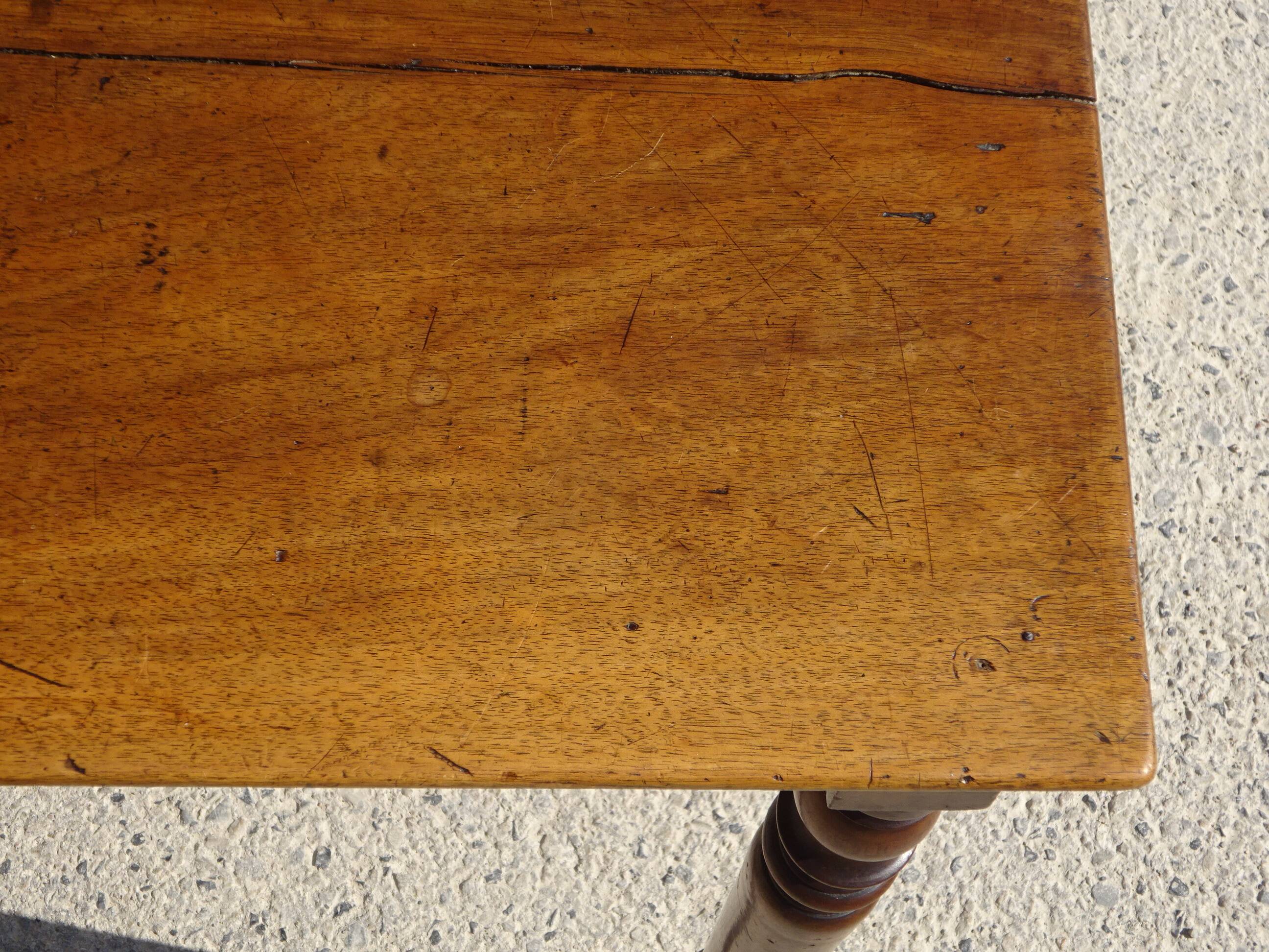 Vintage desk in solid walnut
