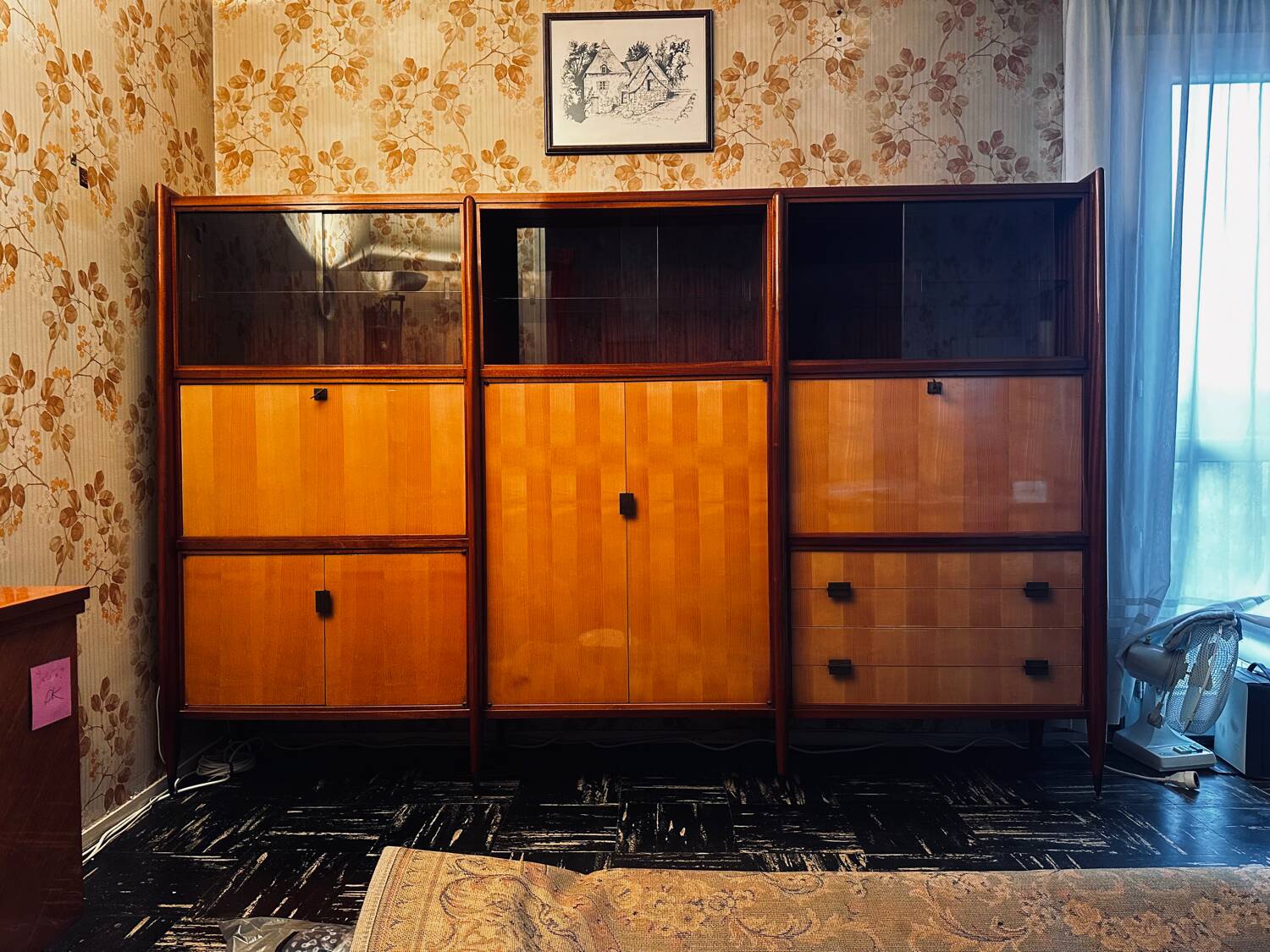 Living solid mahogany / 1950s