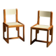 André Sornay : paire de chaises, France vers 1960