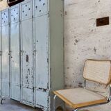 Old metal locker with 4 doors
