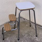 Formica stepladder stool 1970