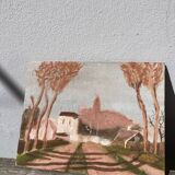 Oil painting landscape painting