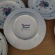 Lot 5 plates for dessert provincial bouquet