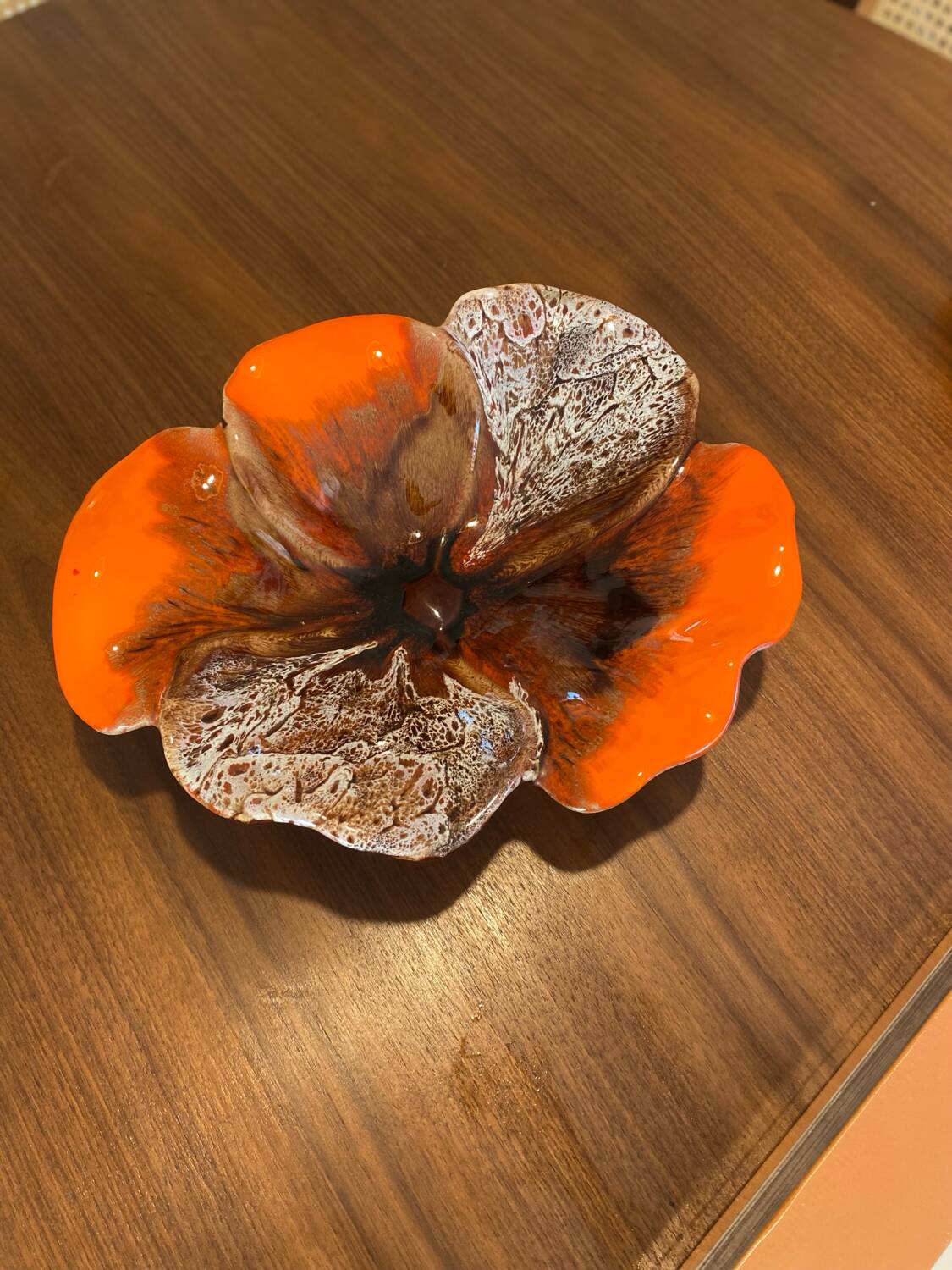 Vide poche forme fleur vintage vallauris