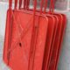 Folding bistro or garden table, made of metal. (Individually or in sets)