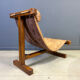 Vintage brutalist Brazilian easy chair, 1960s