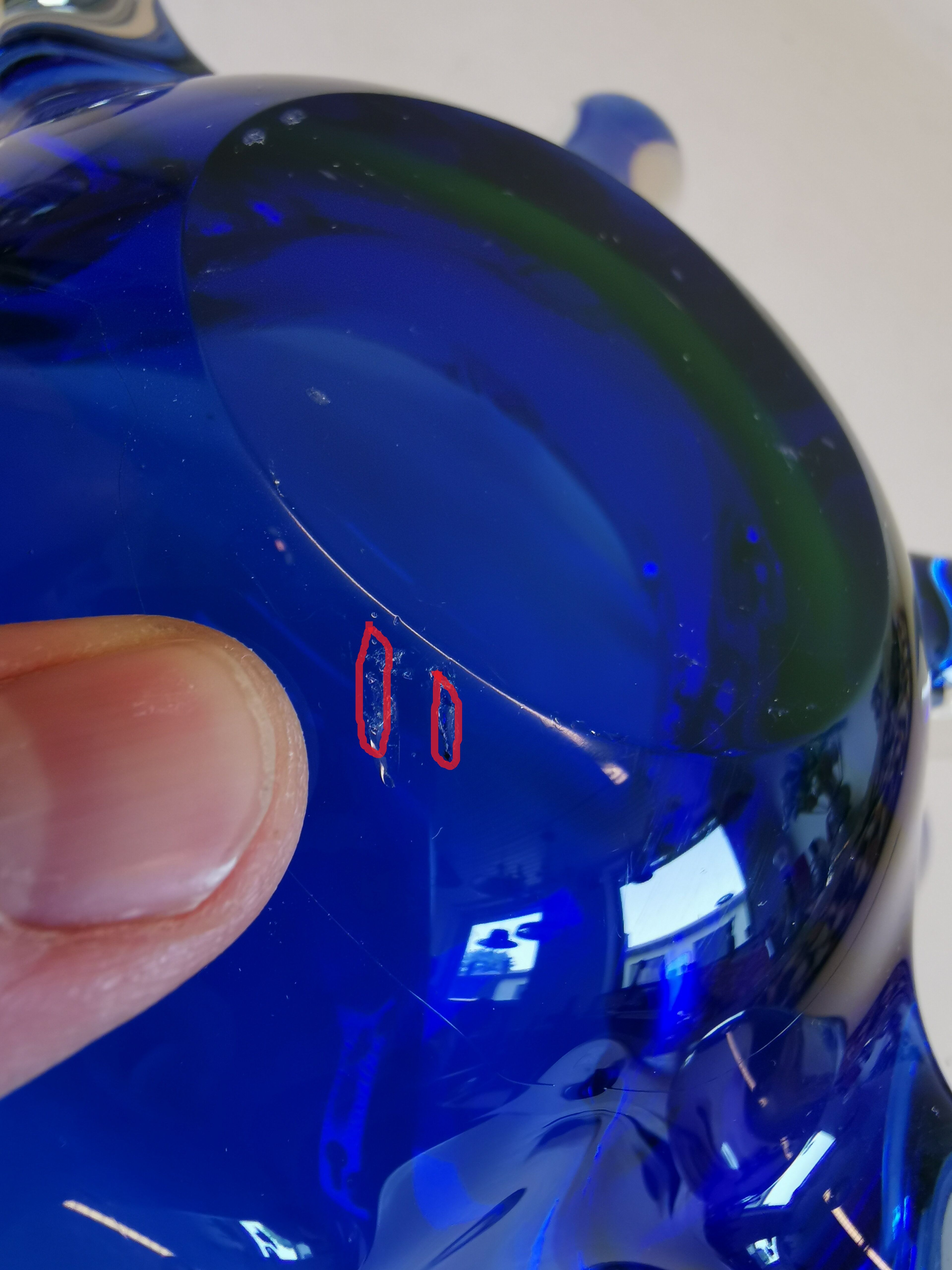 Murano glass bowl from Italy
