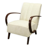 Jindřich Halabala Art Deco Bentwood Armchair, Czechoslovakia 1940s