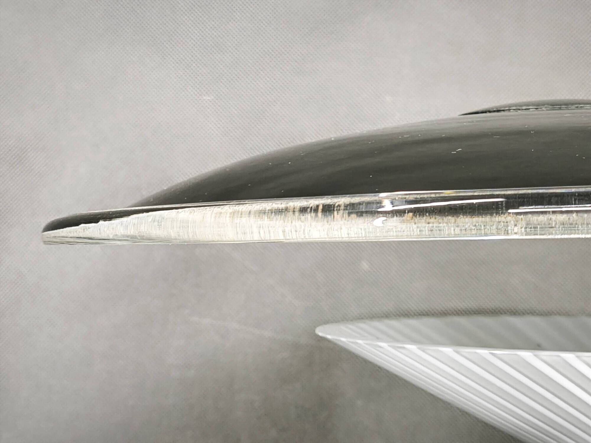 1970s Leucos Italian Space Age Murano Glass Table Lamp
