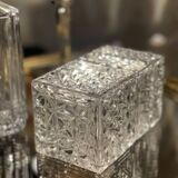 Glass whiskey decanter 1970