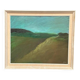Huile sur toile originale suédoise – "Paysage" par Dina Mortensen – Signé DM – Vintage et encadré – 53 × 45,5 cm (20,9" × 17,9")