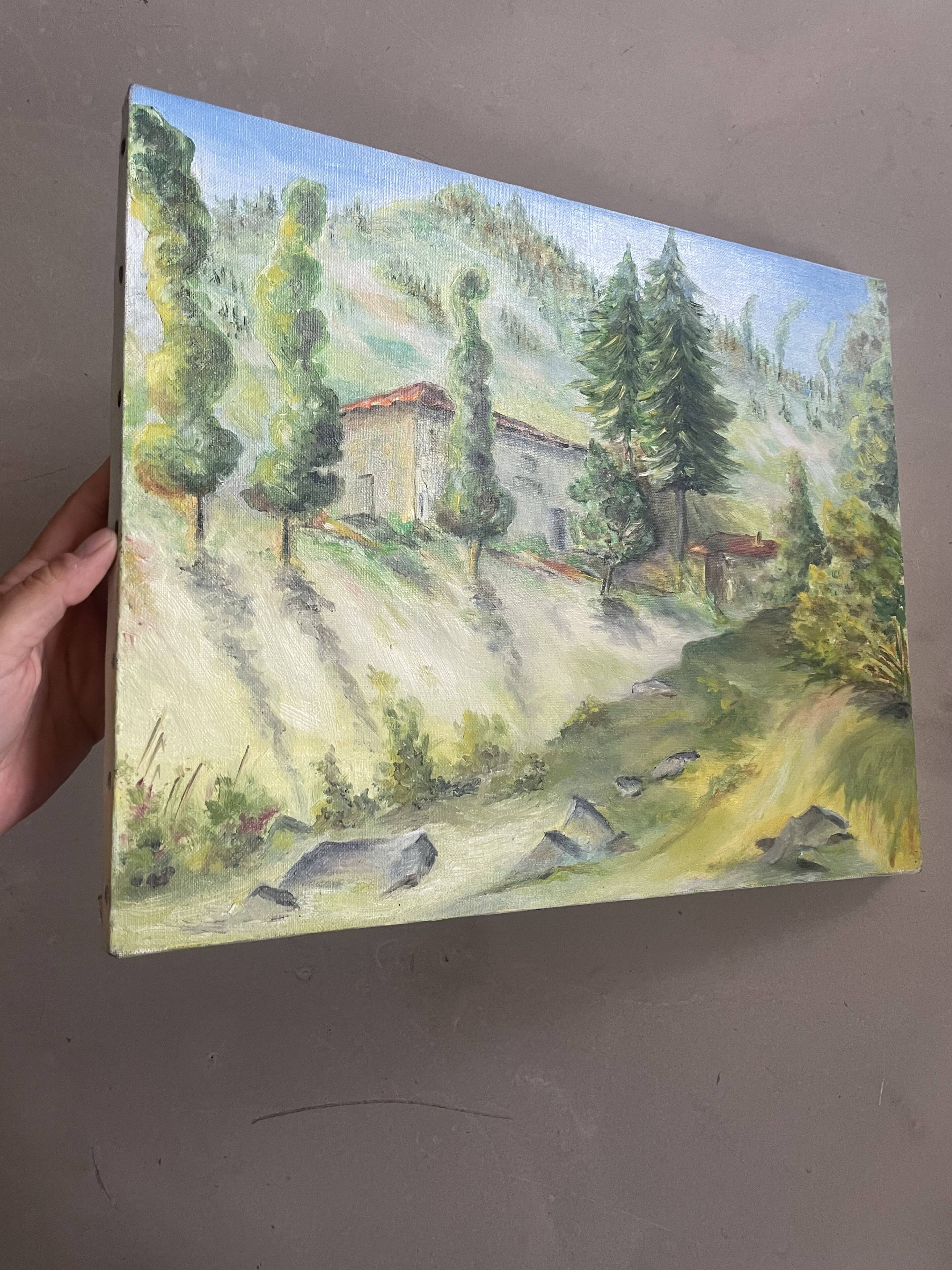 Mountain landscape painting
