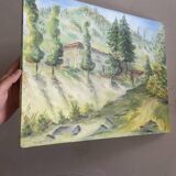 Mountain landscape painting