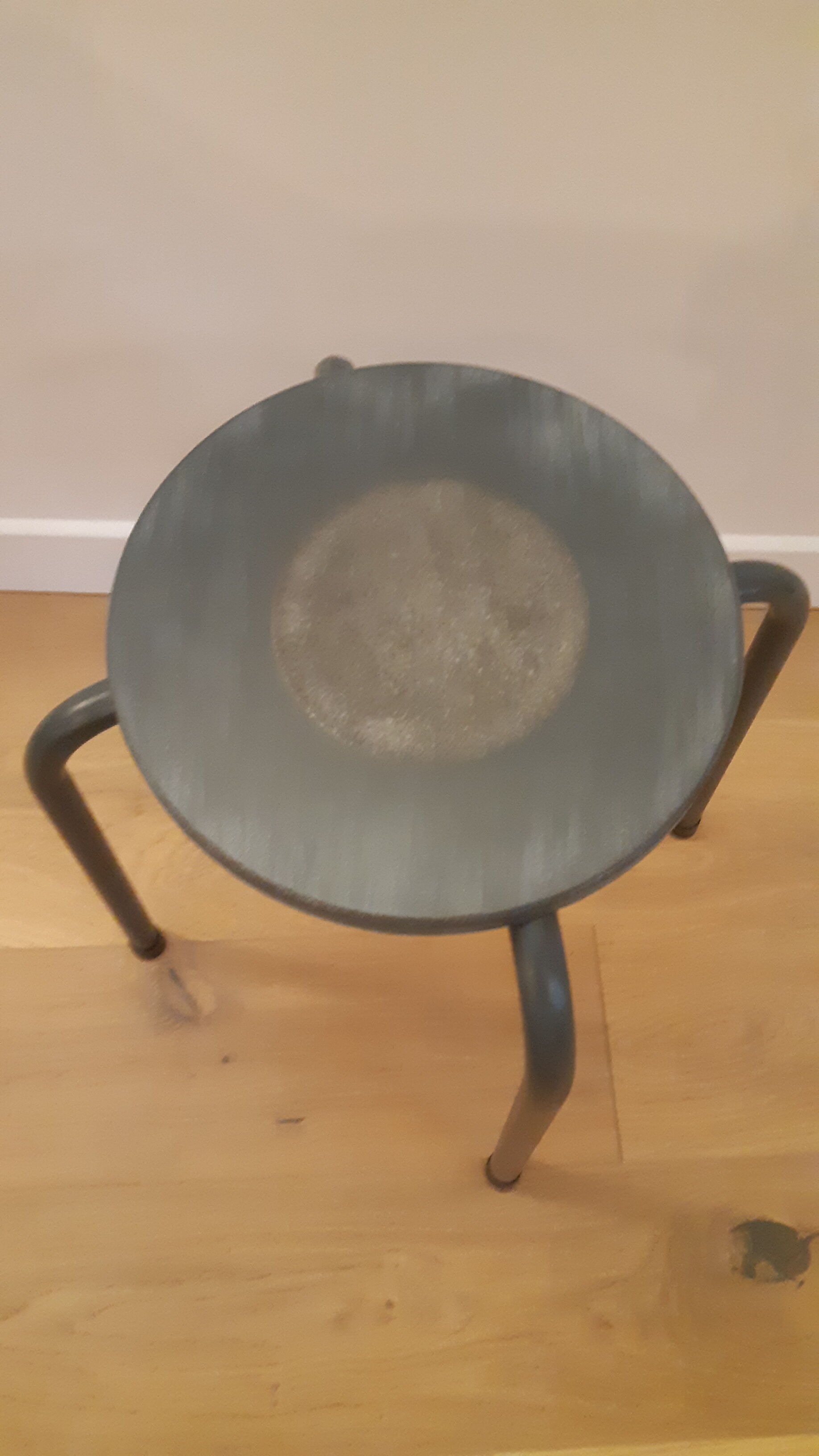 Former renovated school stool