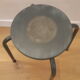 Ancien tabouret d'école rénové Moon