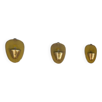 Set of 1950s wall lights