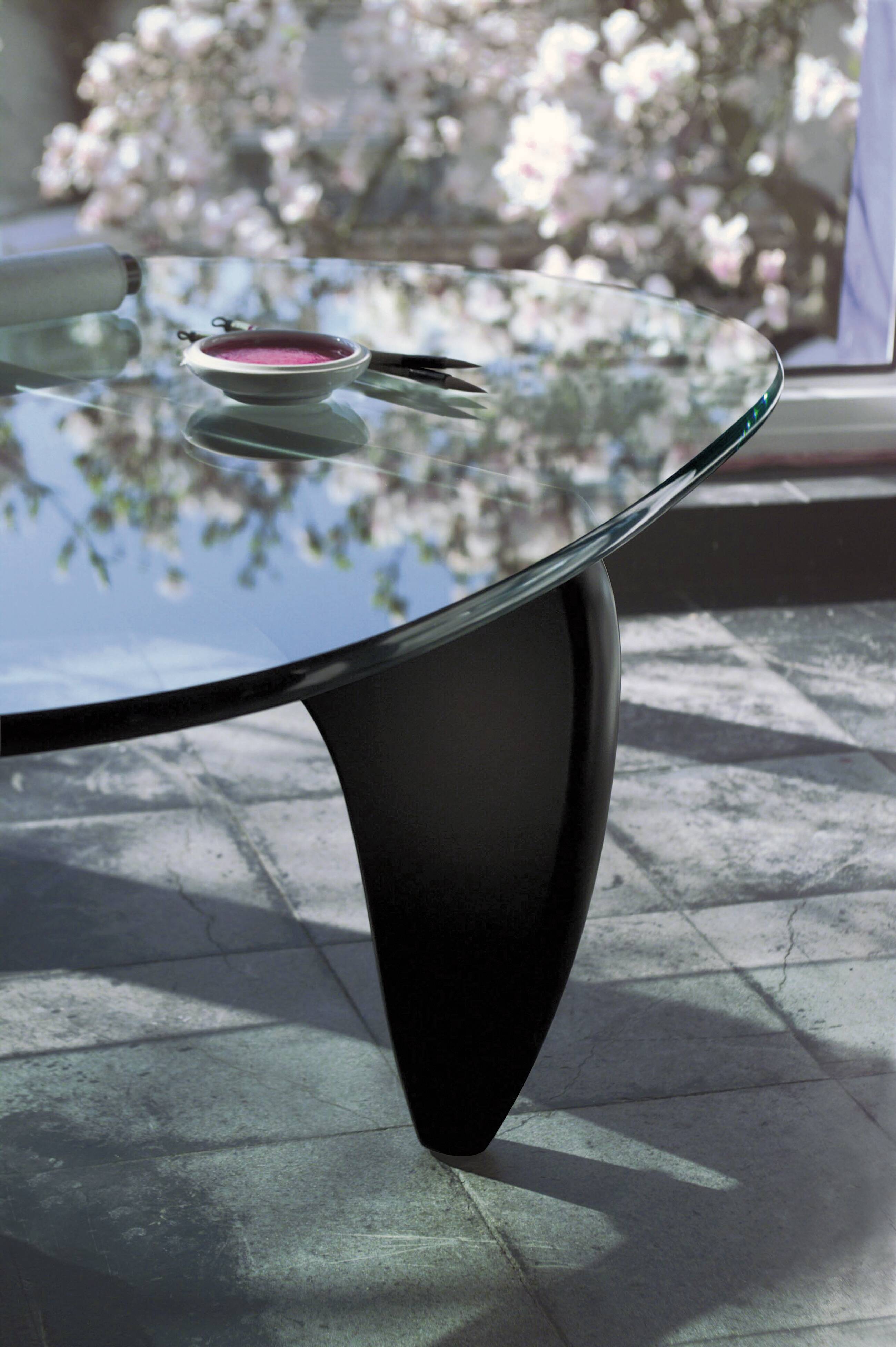 Isamu Noguchi coffee table in black ash
