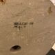 Travertine steel floor lamp