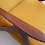 Mid century easy armchairs model B310 Var in velvet