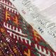 Vintage pure wool rug – 118 x 57cm