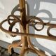 Double curved wood mirror coat rack by michael thonet gebrüder / freres, 1888