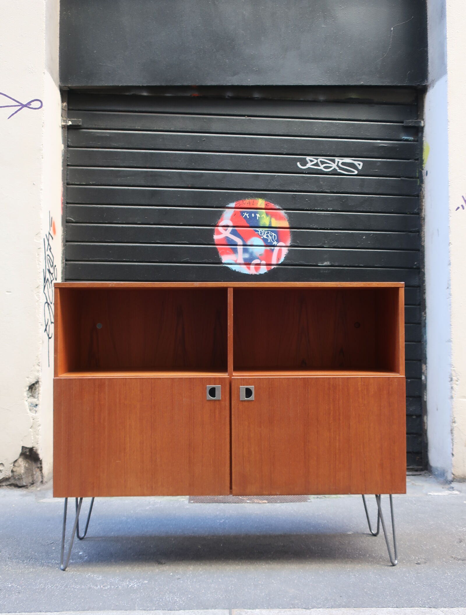 Storage furniture from the 60s/70s iron pins