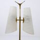 Mid-century brass floor lamp by Rupert Nikoll, Austria, 1950s.