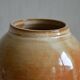 Small varnished sandstone vase