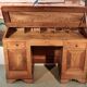 Bureau de pente en frêne et acacia XIXe
