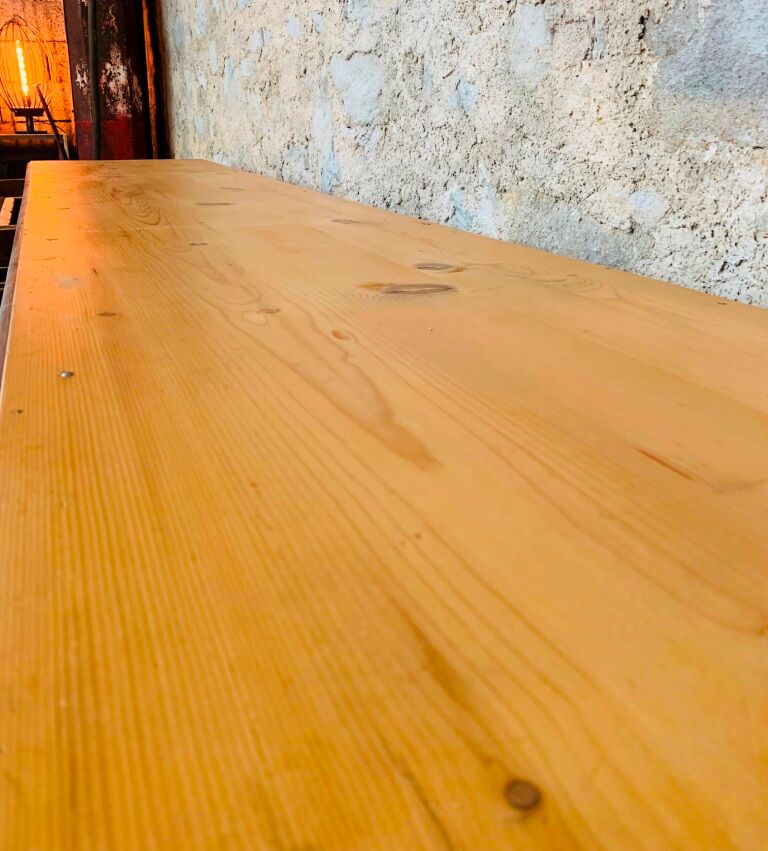 Large Antique Craft Furniture 300 cm Grocery Buffet Vintage 1920