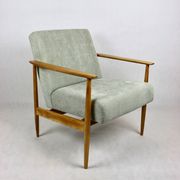 Vintage Danish Light Green Armchair, 1970s