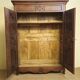 Louis XV period wardrobe, made of solid walnut.