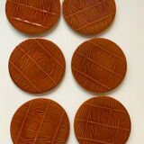 Slip dessert plates