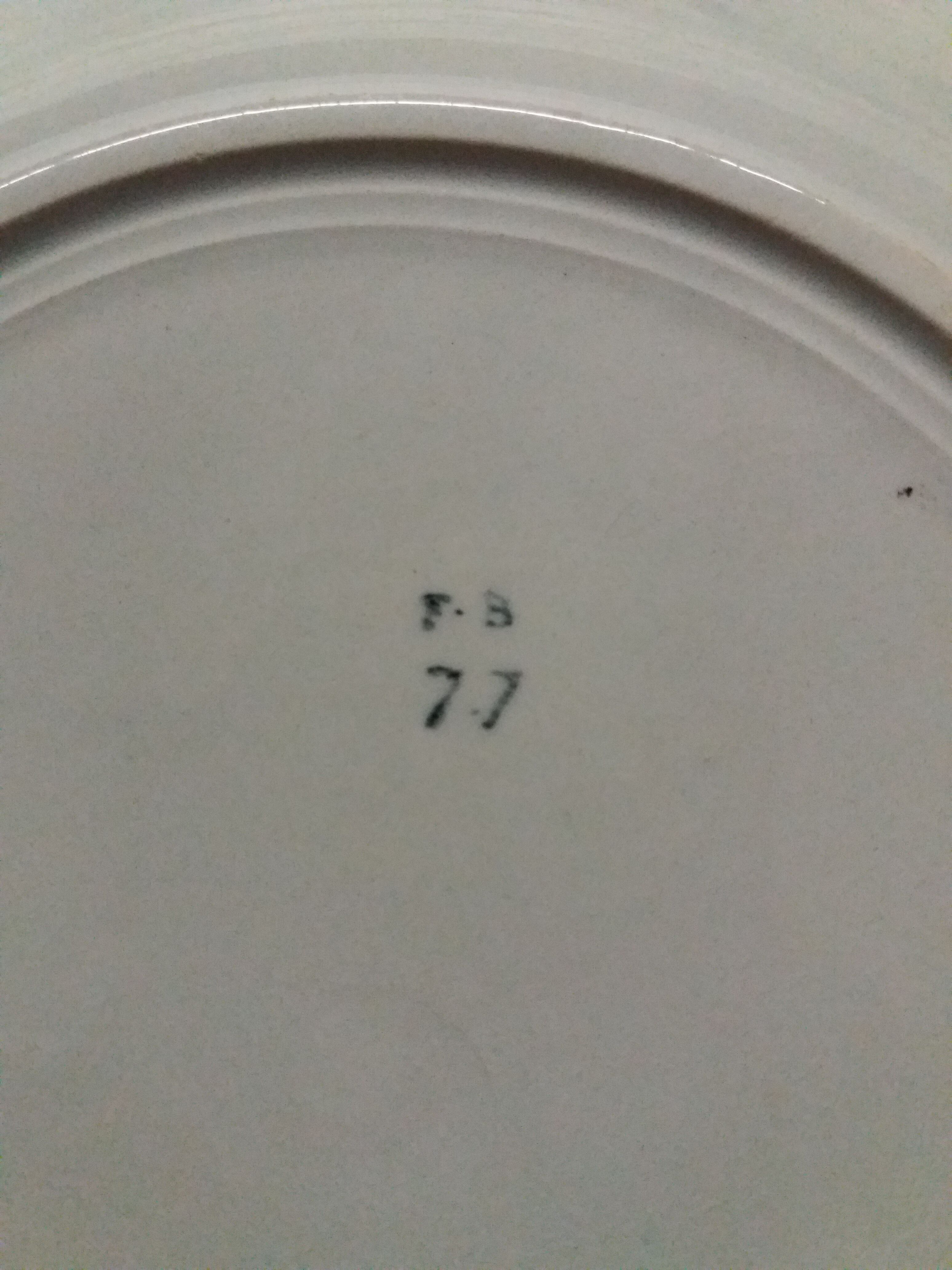 Flat Plate Badonviller Flowers