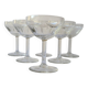 6 coupes à champagne Art déco
