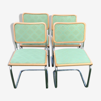 Ensemble de 4 chaises Cesca de Marcel Breuer