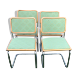 Set of 4 Cesca chairs by Breuer Marcel