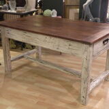 Farm table XIXth, in cherry