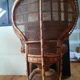 Emmanuelle rattan armchair